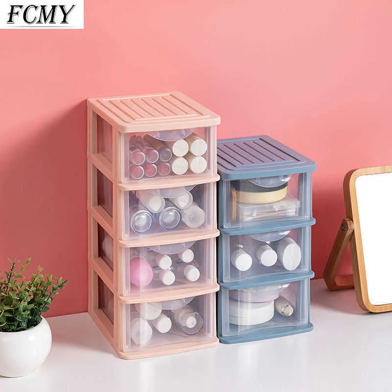 Wholesale Transparent Desktop Organizer Boxes Small Storage Drawers