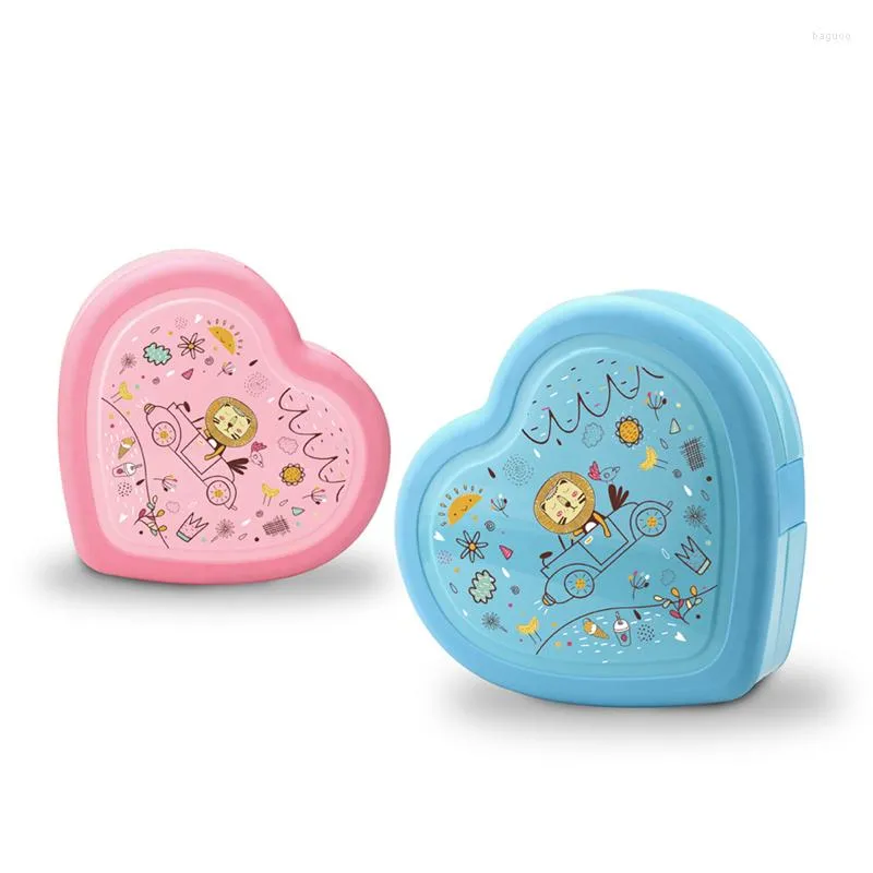 Set di stoviglie Bento a prova di perdite per microonde portatile Lunch Box per bambini Set di contenitori per ufficio scolastico per adulti con stoviglie