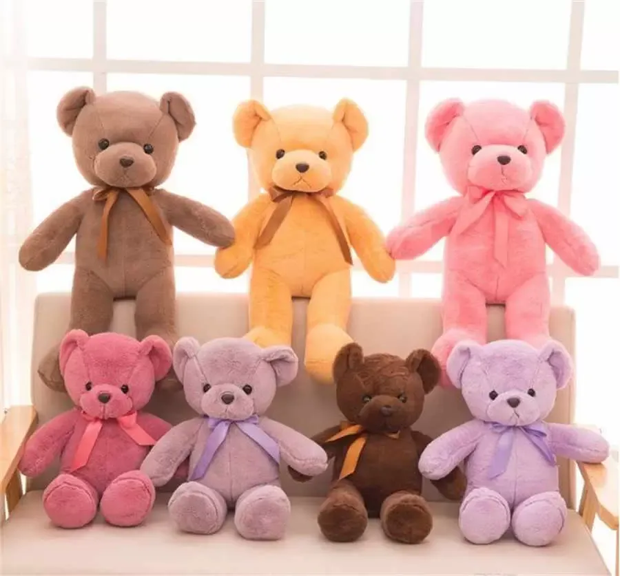 35 cm belle peluche douce ours en peluche animaux en peluche jouet Playmate apaisant poupée PP coton enfants jouets cadeaux d'anniversaire de noël