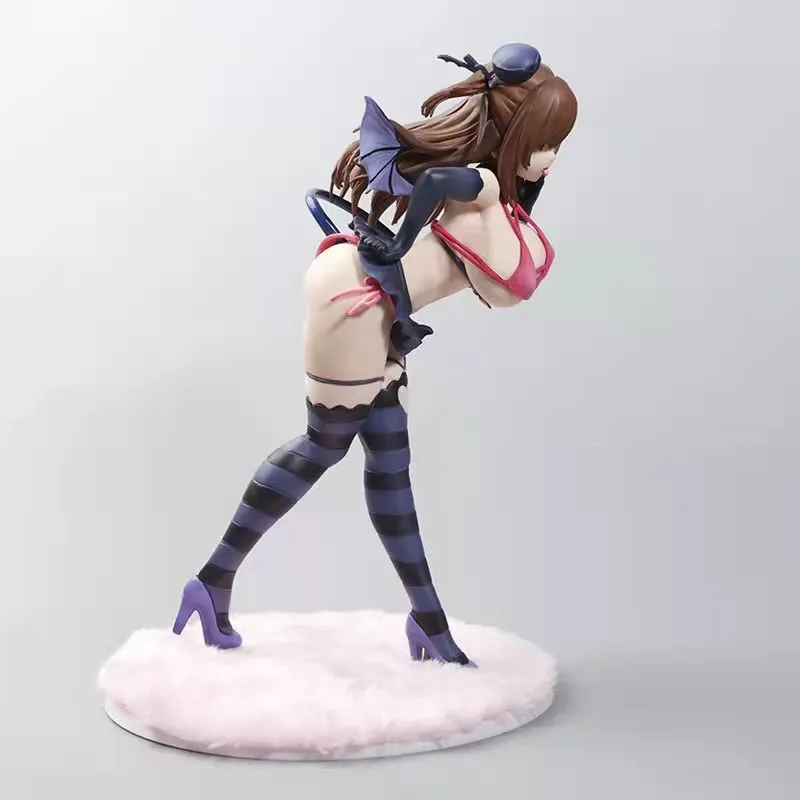 Anime Manga 24 CM Inheemse Roze Kat Mataro Originele Karakter Lilith 1/6 Pvc Action Figure Volwassenen Collectie Model Speelgoed 18 + pop geschenken