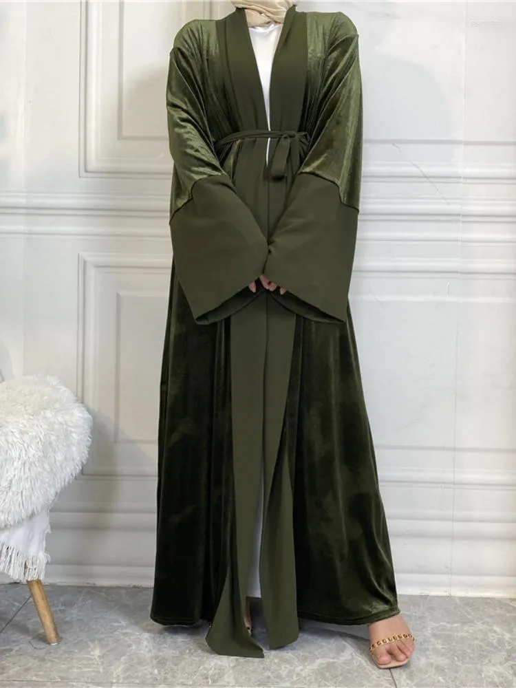navy blue dress for baby girl Modest Fashion Winter Hijab Dresses Modest Muslim Woman's Empire Waist  Shimmery Tulle Dress 36229 Cosm main image 1