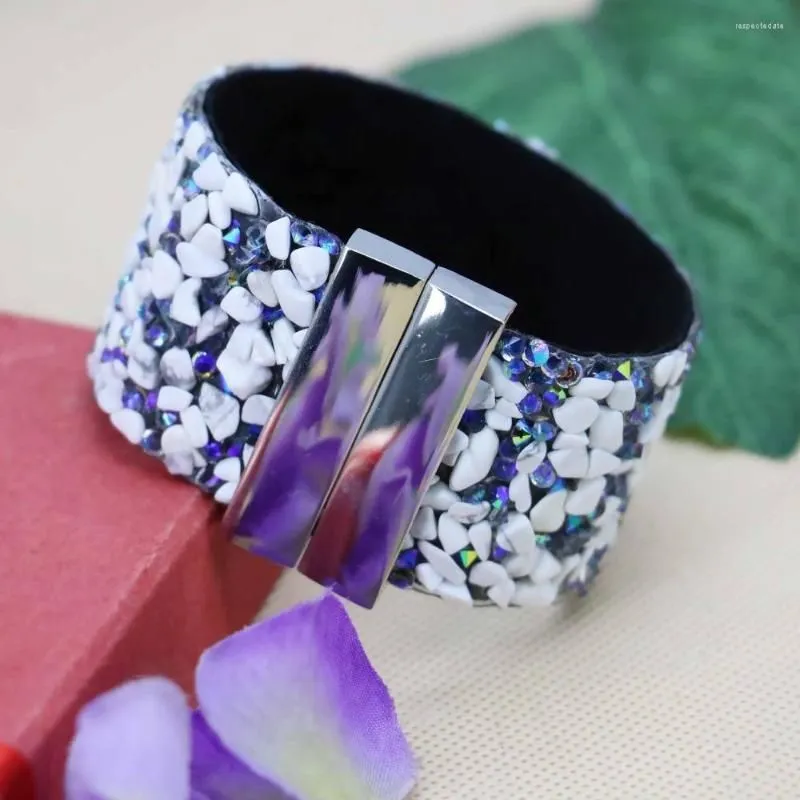 Accessorio per braccialetti artigianali Braccialetti con perline sciolte in cristallo etnico chic Bracciali in pizzo Pulsera da donna