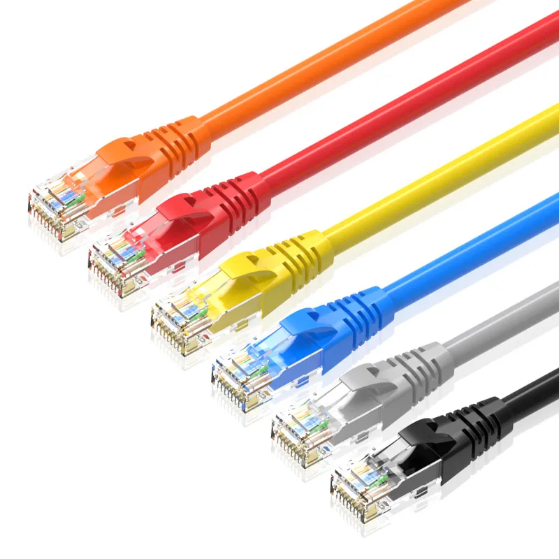 Cat5e Cat5 Internet Network Patch LAN Cables Cable 16.4ft RJ45 Cable Ethernet 5 metros para cables de c￳mputo de PC Material de cobre puro