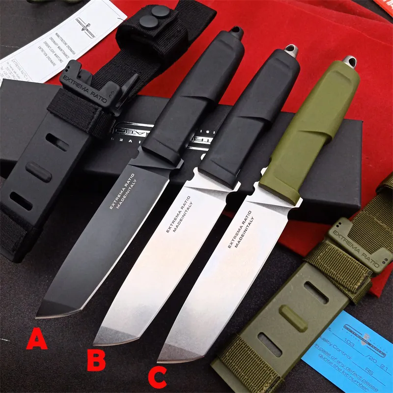 Fixed Blade Tactical Knife 5.1" Blade Self Defense Hunting Survival Outdoor Camping Rescue Knives