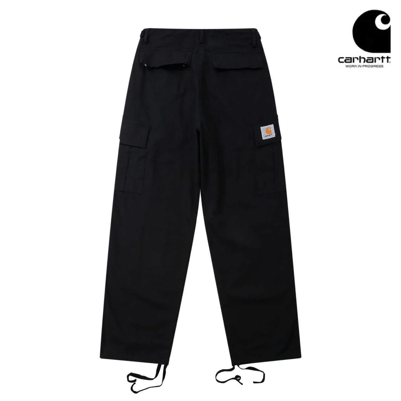 Designer herenbroek Carhatt Pant Cargo Pants North Cool Fashion High Street Brand Pure Cotton Five Point Check Multi Pocket Overalls Losse broek 901