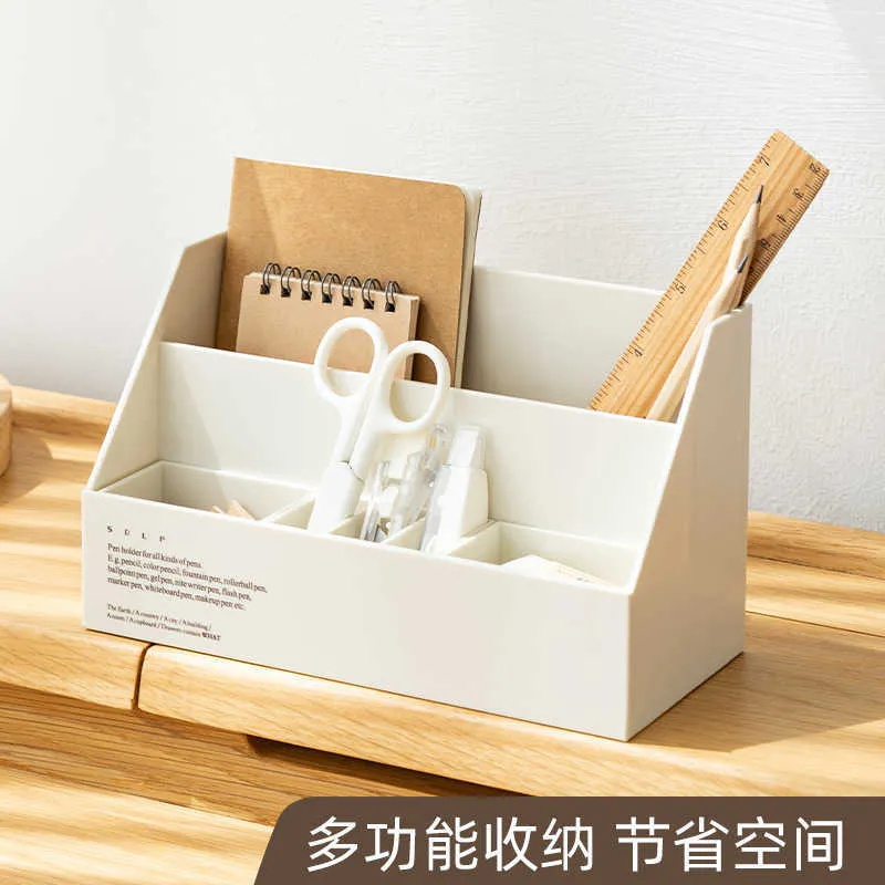 New Pen Holder Creative Fashion Cute Multifunctional Desktop Storage Box Kawaii Stationery Desk Organizer