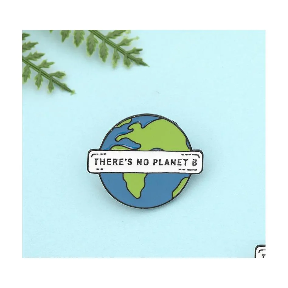 Pins Brooches Fashion Love Earth Series That Here Home Us Personality Girls Boys Bag Coat Badge Pin Decoration Drop Delivery Jewelry Dhsb9