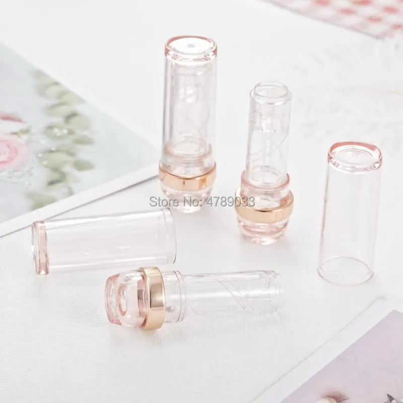 Förvaringsflaskor 20/30/50 st 12,1 mm tomma läpprör behållare läppstift mode cool rör transparent färg