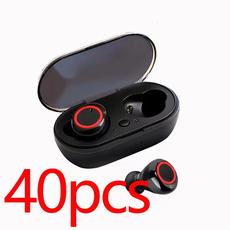 Fones de ouvido do telefone celular 40 fones de ouvido com peças de peças de bluetooth blutooth y50 tws por atacado fones de ouvido para jogadores de jogos com microfone livre 221221