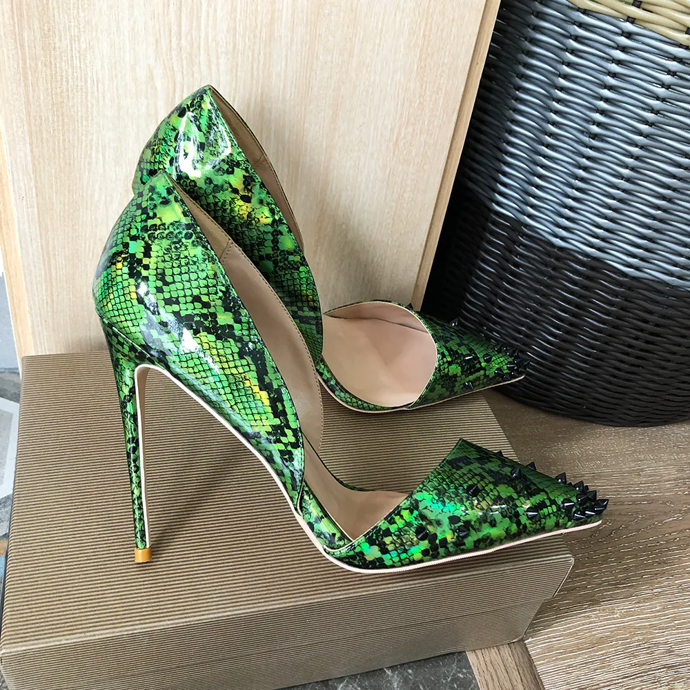 Snakeskin store red bottoms