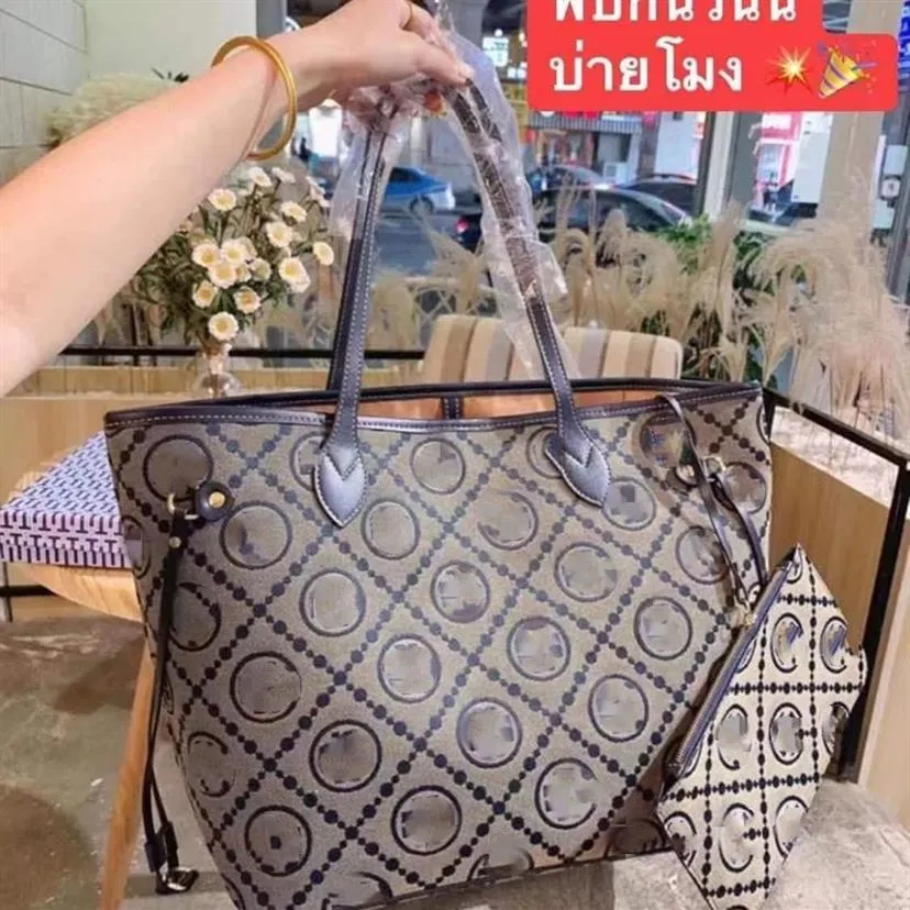 Büyük Kapasiteli Alışveriş Çantası Bez Çantalar Çanta Crossbody Çanta Omuz Moda Mektup Ekose Tartan Çıkarılabilir Omuz Askısı252l