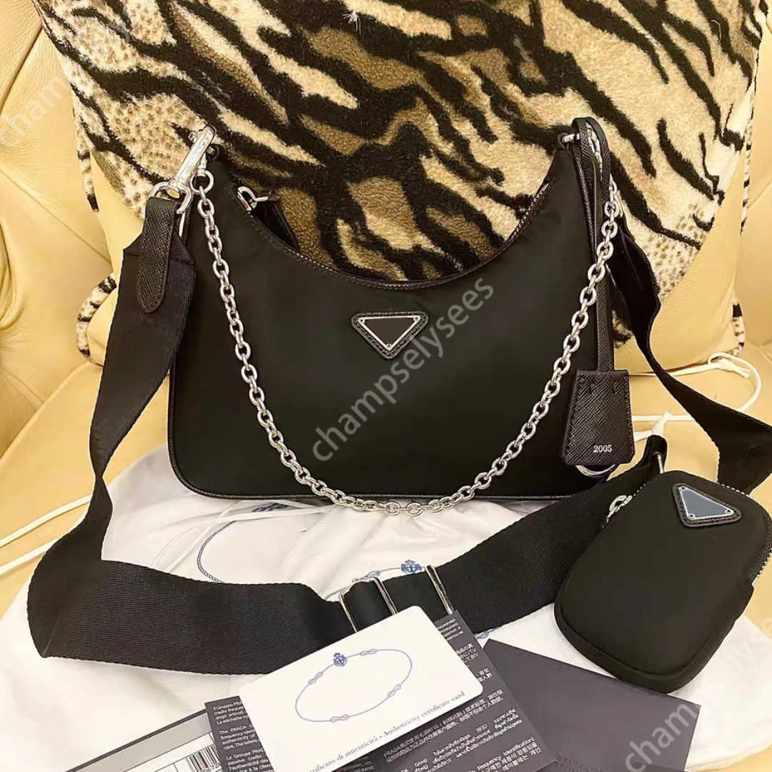 Designers väskor Luxurys handväska totes handväskor Prado 3 stycken väskor crossbody hobo purses försäljning kvinnor lady axel mode plånbok väska32