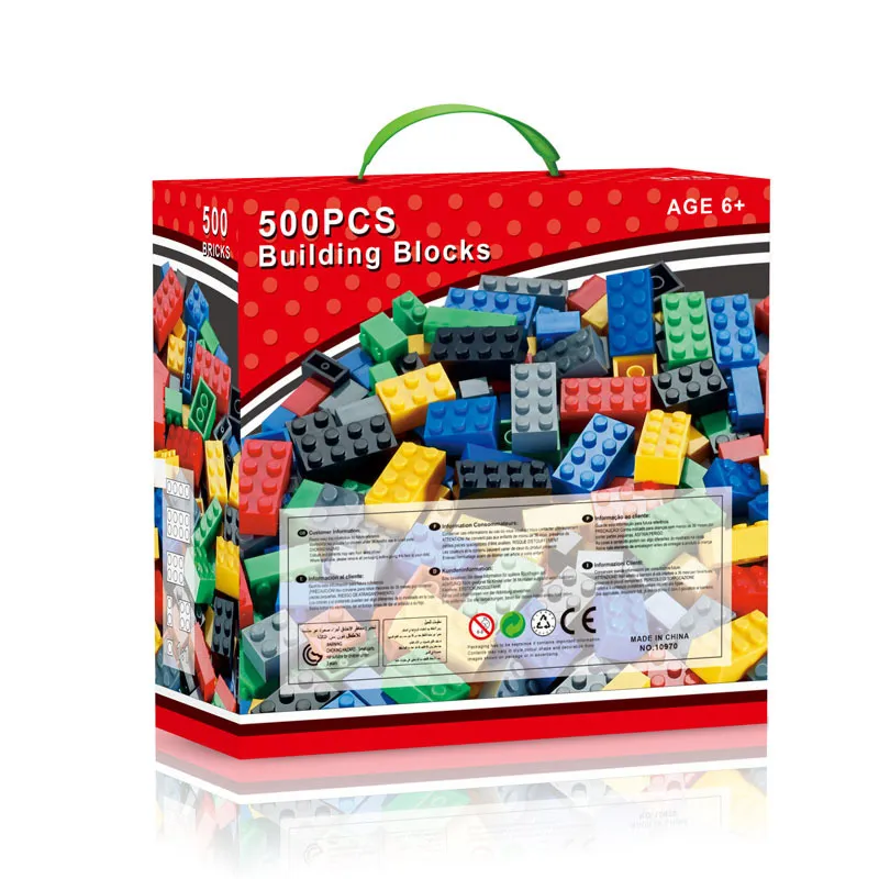 500-Piece Building Blocks Set - Creative DIY Model Kit, Educational ...
