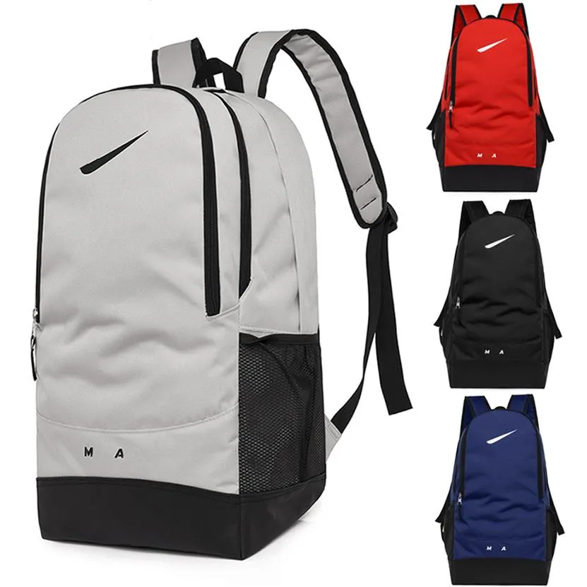 Nylon Max Men Women School Bags Fashion Designer Grey Red Black Navy Sport Outdoor Travel Backpack 32cm 21CM 45CM 22020#229q