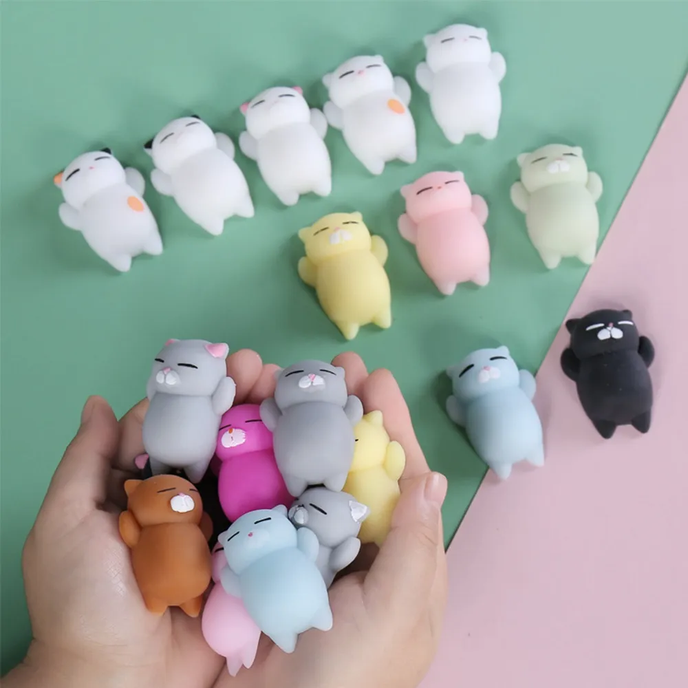 Kawaii Squishies Mochi Cat Animal Sishy Games Speelgoed Voor Kids Antistress Ball Squeeze Party Gift Squishy Toys 1234