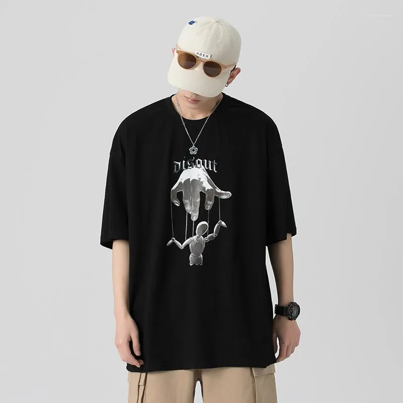 Men's T Shirts Graphic T-shirt Men Oversized Shirt Cotton Basketball Print Washed Tops Tee Harajuku Streetwear Hip Hop Tshirt Summer Vintage