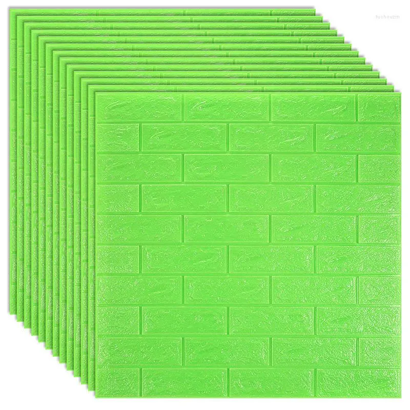 Wall Stickers 3D Brick DIY Home Decor Self-Adhesive Waterproof Wallpaper For Kids Room Bedroom Sticker