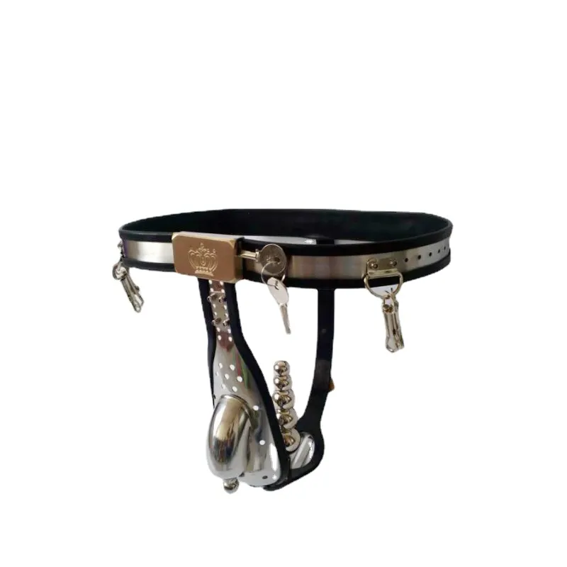 Stainless Steel Male Ball Cage Device With Leg Ring, Anal ...