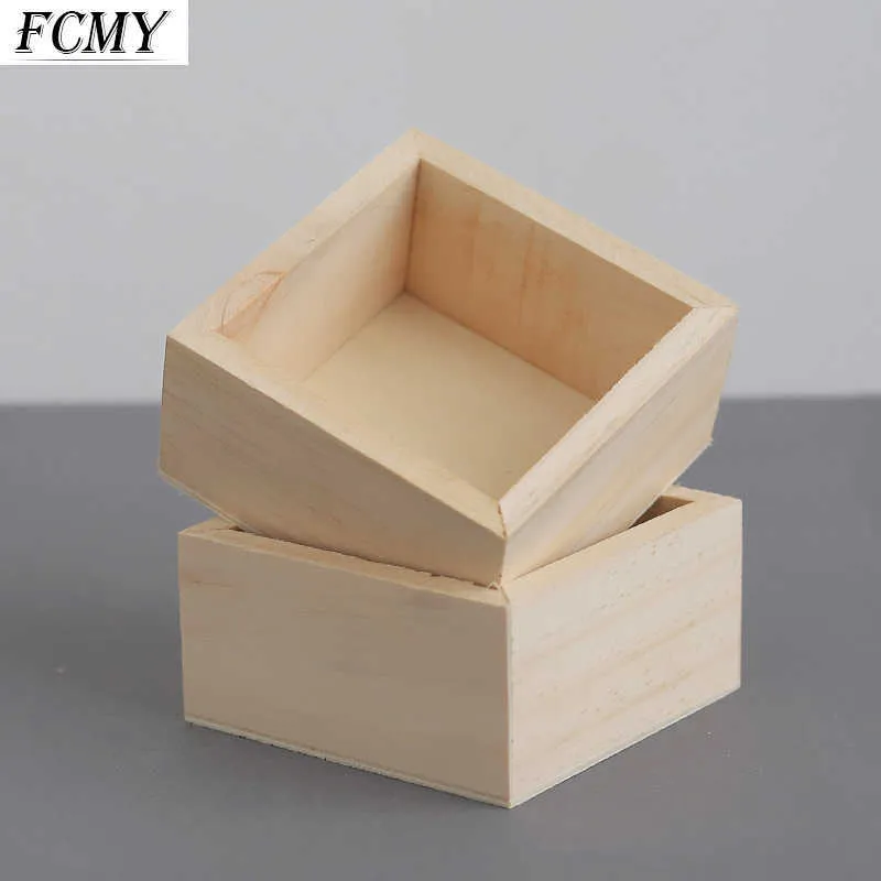 Boîte de rangement en bois pour la maison Journal Couleur Accessoires de bureau Organisateur Bureau Papeterie Kawaii