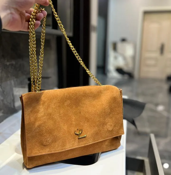 Kate Double Sided Bags Flap Chain Classic Messenger Bag Shoulder Bag For Women Suede Metal Letter Accessories Lady Large Capacity Cross Body Purse Hasp Wallet From 68 76 DHgate