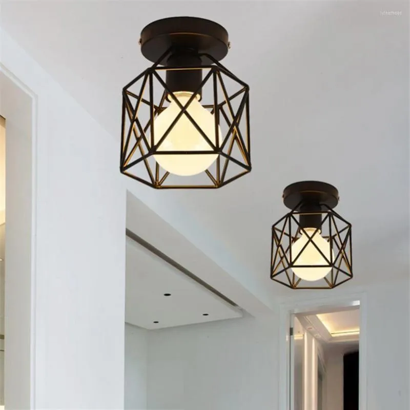 Luzes de teto Retro Industrial Style Lamp Solter Creative Home Decorativa Luz de Artesanato para Restaurante ELS da sala de estar