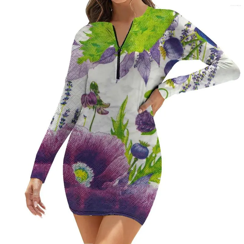 Robes décontractées 2022 mode robe polyvalente coupe ajustée hanche jupe courte printemps et automne femmes Sexy à manches longues fond