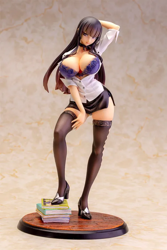 Gun Toys 26cm Skytube Alphamax Ayame illustration by Ban 1/6 Japanese Anime Sexy girl PVC Action Figure Adult Collection Model T
