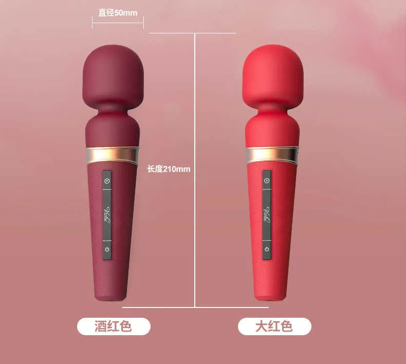 Juguete Sexual Masajeador Viotec Violeta Titan Vibrador AV Stick