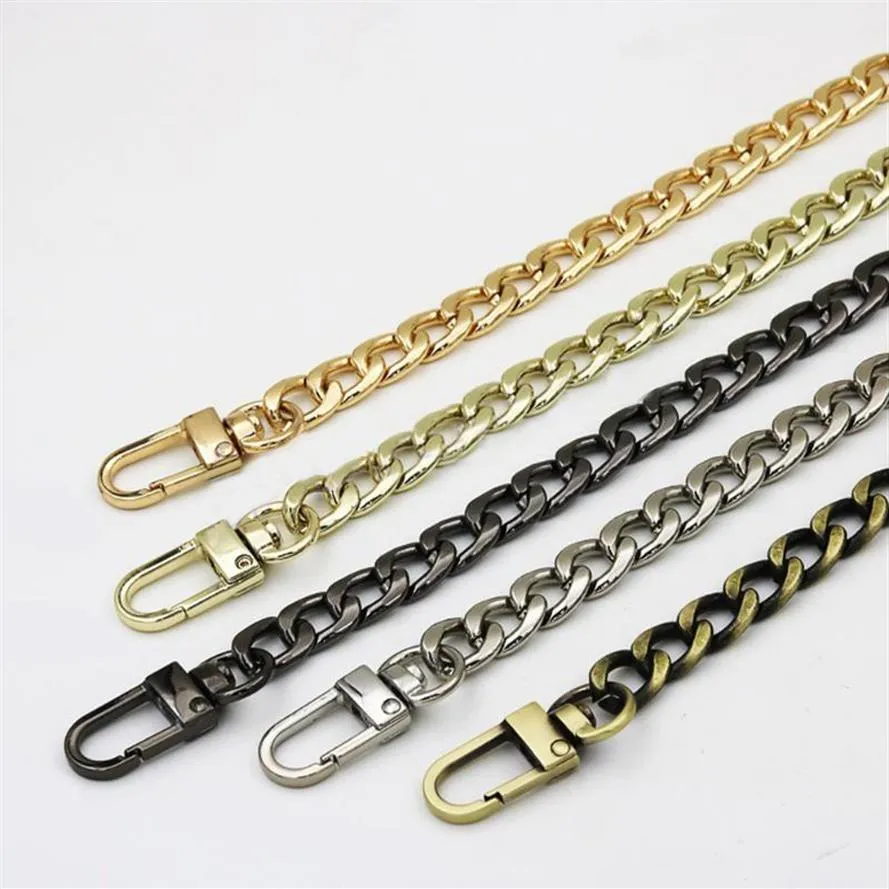 Tas onderdelen accessoires zakken kettingen gouden riem hardware handtas accessoire metalen legering kettingband voor vrouwelijke straps167f