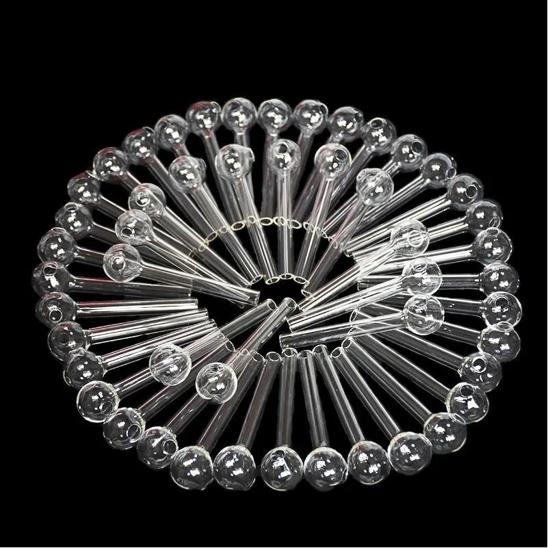 Smoking Pipes Clear Glass Pipe Oil Nail Burning Jumbo Pyrex Burner Concentrate Thick Transparent Great Drop Delivery Home Garden Hou Dhkxu