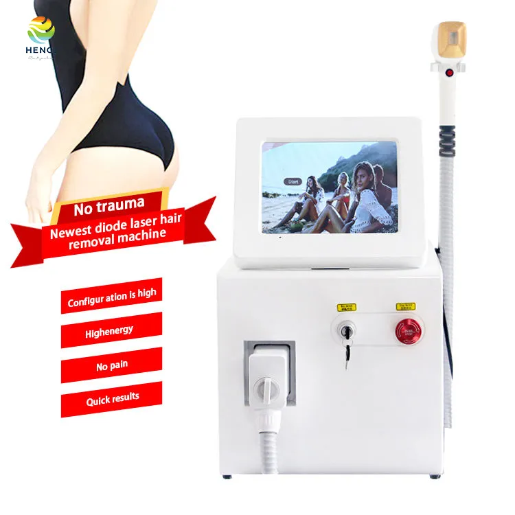 808nm Diod Laser Hair Removal Machine Professional Depilation Lasers 750 808 1064CM Ta bort håret permanent smärtfritt