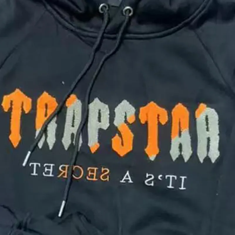 trapstar спортивный костюм Дизайнерские мужские толстовки Вышитые значки женские Спортивная толстовка с капюшоном Тута trapstar свитера