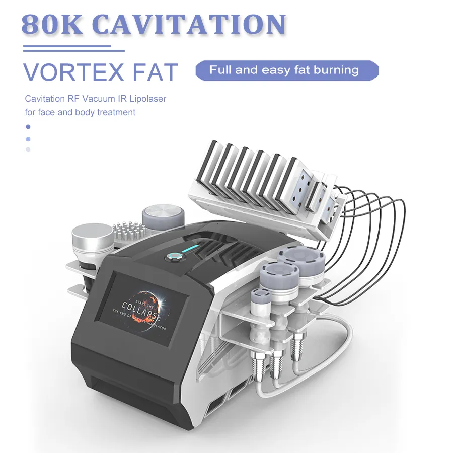 Liposuzione Ultrasuoni Sistema di cavitazione sotto vuoto Corpo che dimagrisce Perdita di peso Bellezza Macchina ad ultrasuoni Rimozione delle rughe