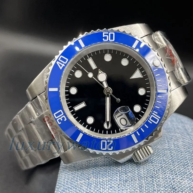 SE FￖR MAN Sports Watch Designer Slide Movement Black 41mm 904L Rostfritt st￥l Sapphire Glass Vattent￤ta lyxklockor Finjustering Buckle Wristwatch