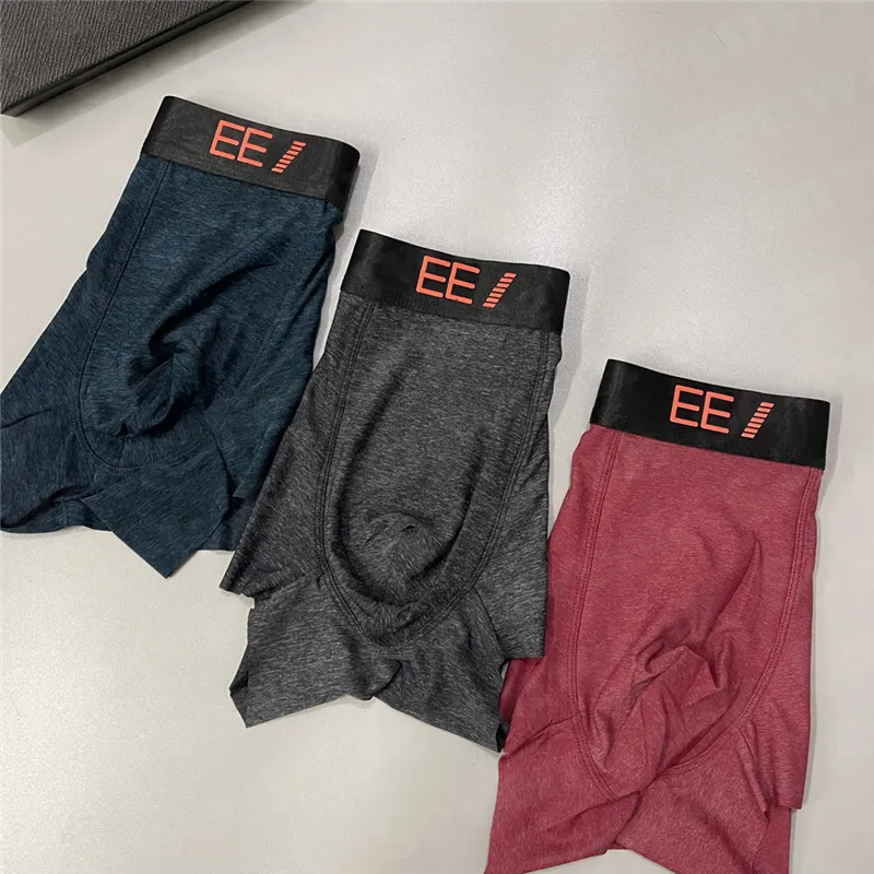 Mens Designer Boxer Briefs: Stylish Letter Print Underwear For