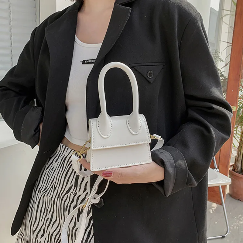 Новая модная леди -кошелек женщин маленькая ручная сумка с ремнем