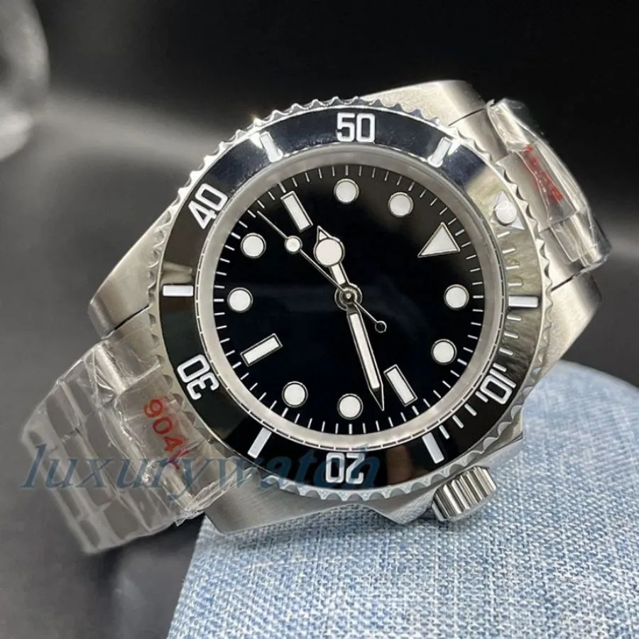 Heren horloge premium horloges Designer glijdende beweging zwart 41 mm roestvrij staal saffierglas waterdichte luxe horloges fijne aanpassing gespolspola-3