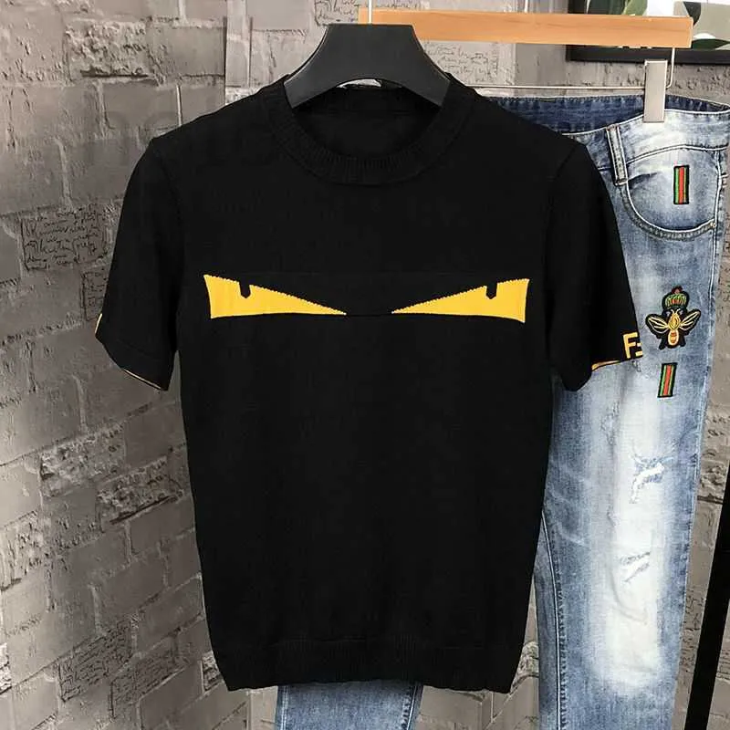 Designer Sweaters For Men: Stylish Short Sleeve Knitted Top