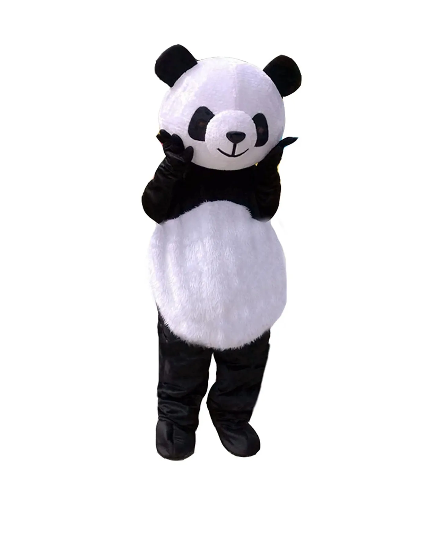 Easter Panda Mascot Costume Panda kostuum volwassen Halloween Fancy Dress AD -kostuum