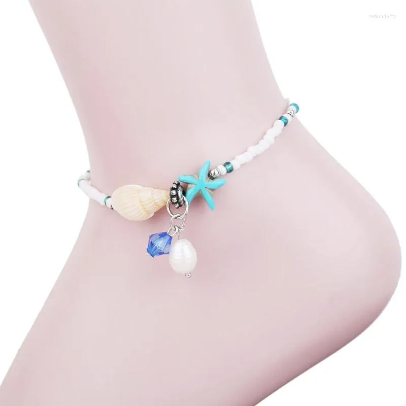 Неклеты Blue Star Bracelet, регулируемая для женщин для женщин, мода мода ручной струй