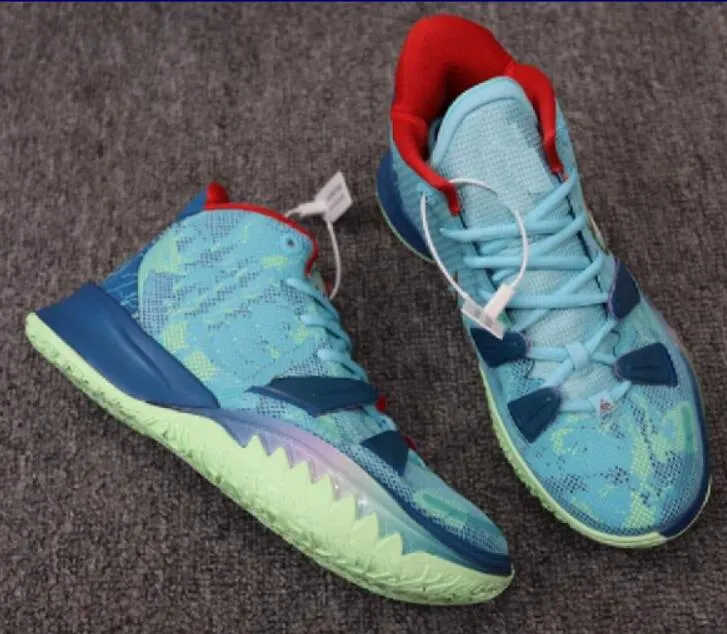 Kyrie 7 Drippy Basketball Shoes One World People Chip Copa Grind