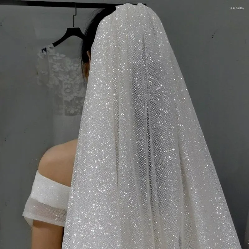 Свадебная вуали Topqueen v90 Shiny Veil Champagn