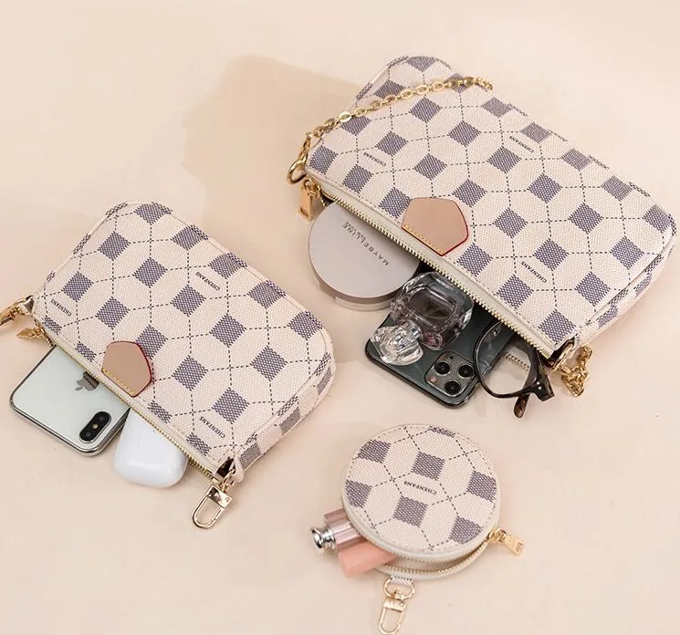 Luxurys designers messenger väska kvinnor totes mode handväskor vintage tryck axel väska klassisk crossbody flickor ryggsäck