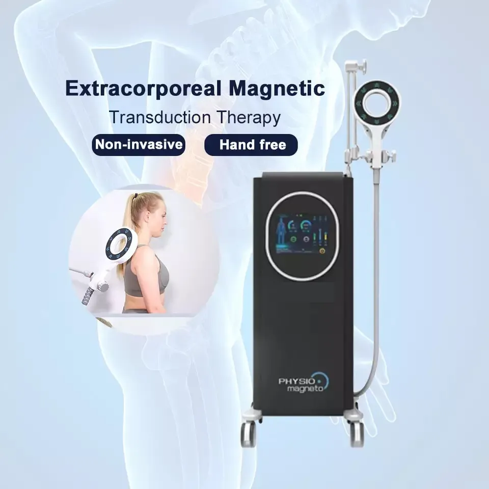 Machine de thérapie par transduction magnétique extracorporelle Pmst Emtt Équipement de magnéto physique Super dispositif de transductions pour soulager la douleur des blessures sportives et des os