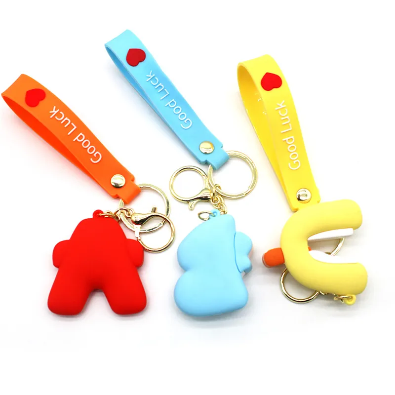 Alphabet Lore Keychain Kawaii New Year Backpack Charm English Letter Animal  Doll Toys Gift for Kids