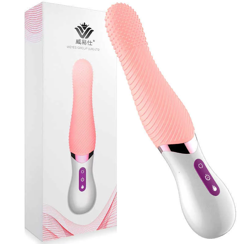 Massageador de brinquedos sexuais Viez simulado aquecimento de língua vibratória swing swing feminino sexy adulto produtos de sexo adulto