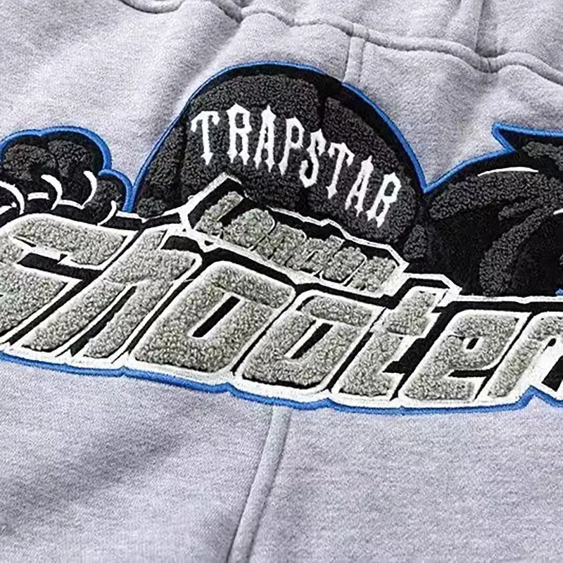 Herrspårar Mens Trapstar Designer Mens Tracksuit Embroidered Badge Womens Sports Hoodie Tuta Sweaters Size SMLXL