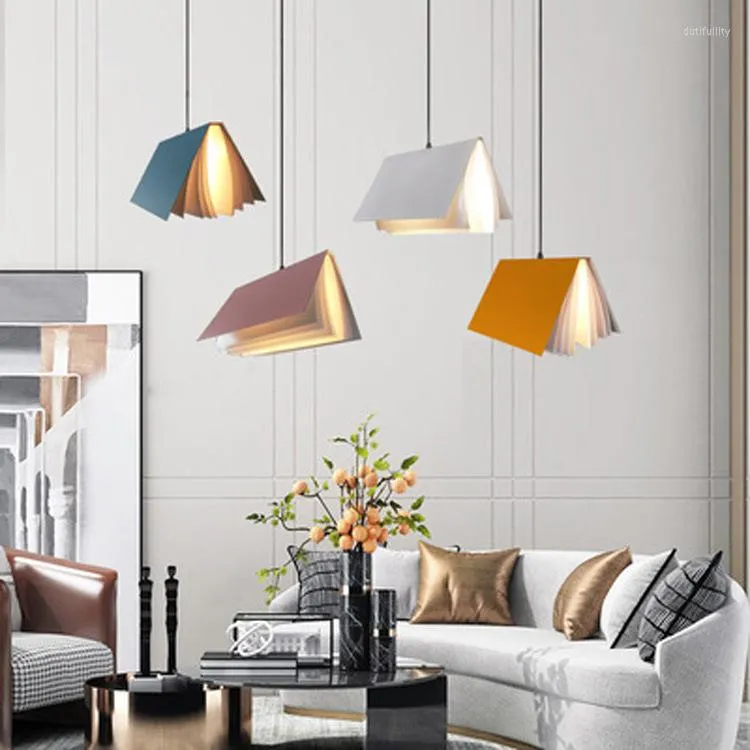 Hanglampen moderne lamp led Noordse hangende armatuur levende kinderen slaapkamer huis huis binnen leesverlichting boek bar decoratie licht