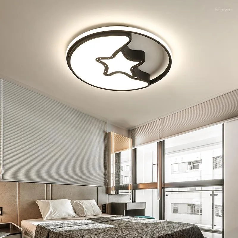 Luzes de teto Lâmpadas com iluminação de controle remoto para sala de estar de cozinha castelo de apartamento Bedroom de instalações para casa internas