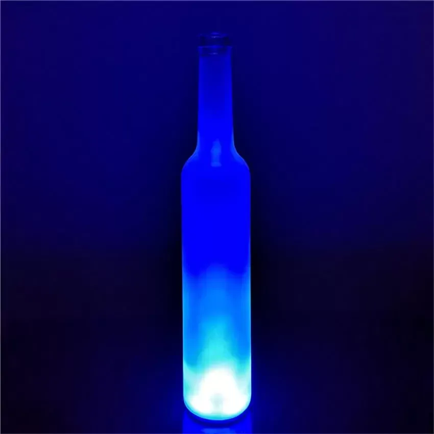 NEW LED Lumious Bottle Stickers Coasters Lights Battery Powered LED Party Drink Cup Mat Decels Festival Nightclub Bar Party Vase Lights E3501